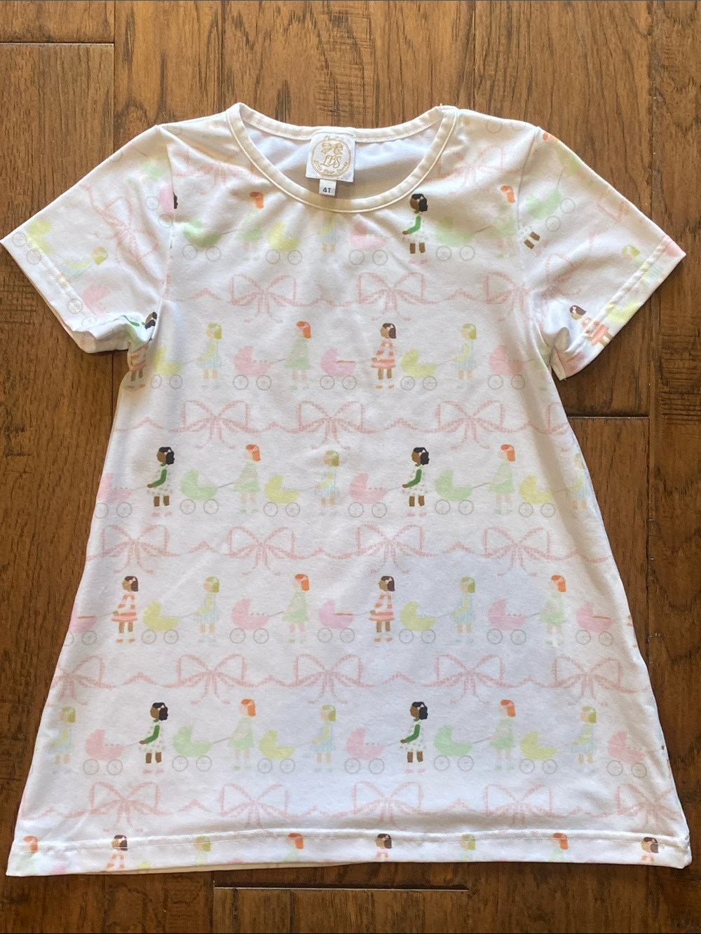 Little Bear Smocks knit play doll dress 4T